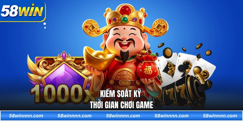 Kiểm soát kỹ thời gian chơi game