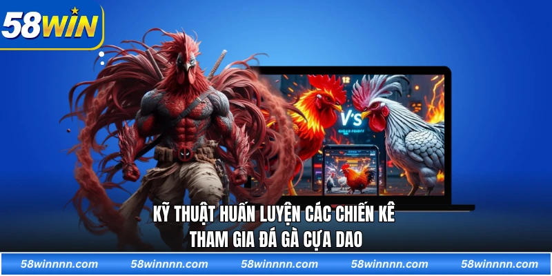 Kỹ thuật huấn luyện các chiến kê tham gia đá gà cựa dao